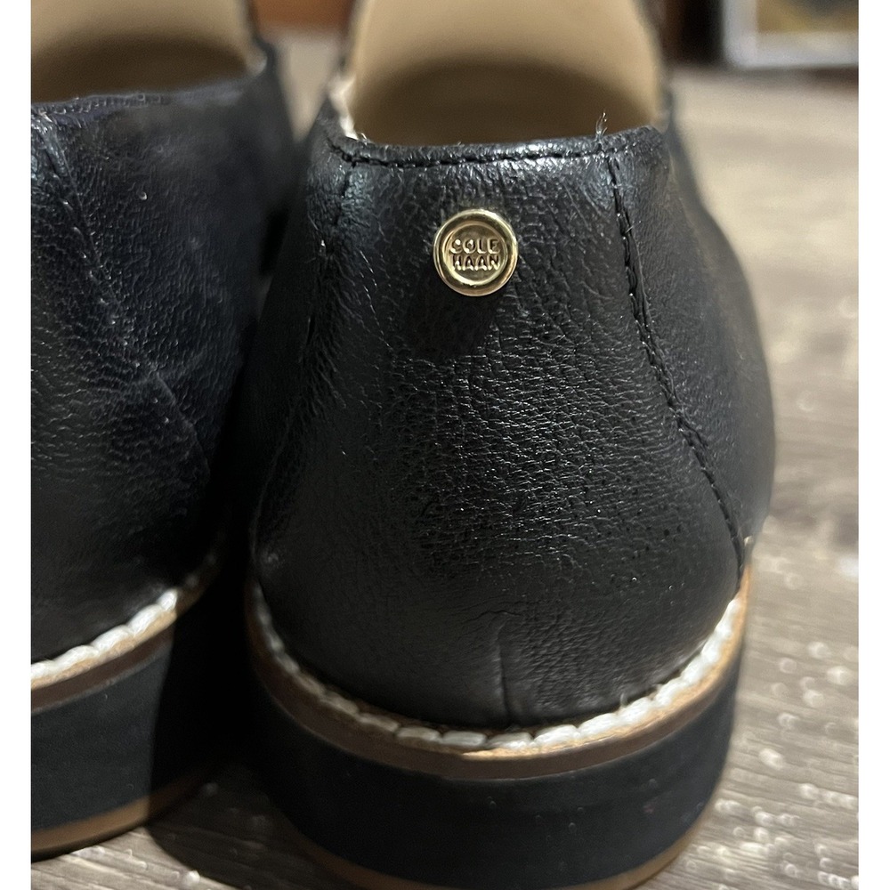 Cole Haan Black Leather Loafers - Picture 6 of 10